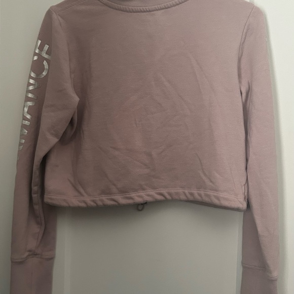 Calvin Klein cropped performance sweatshirt. - Picture 2 of 4